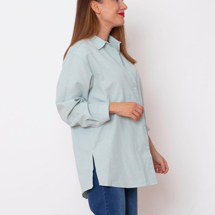 Camisa Oversize - Verde Menta