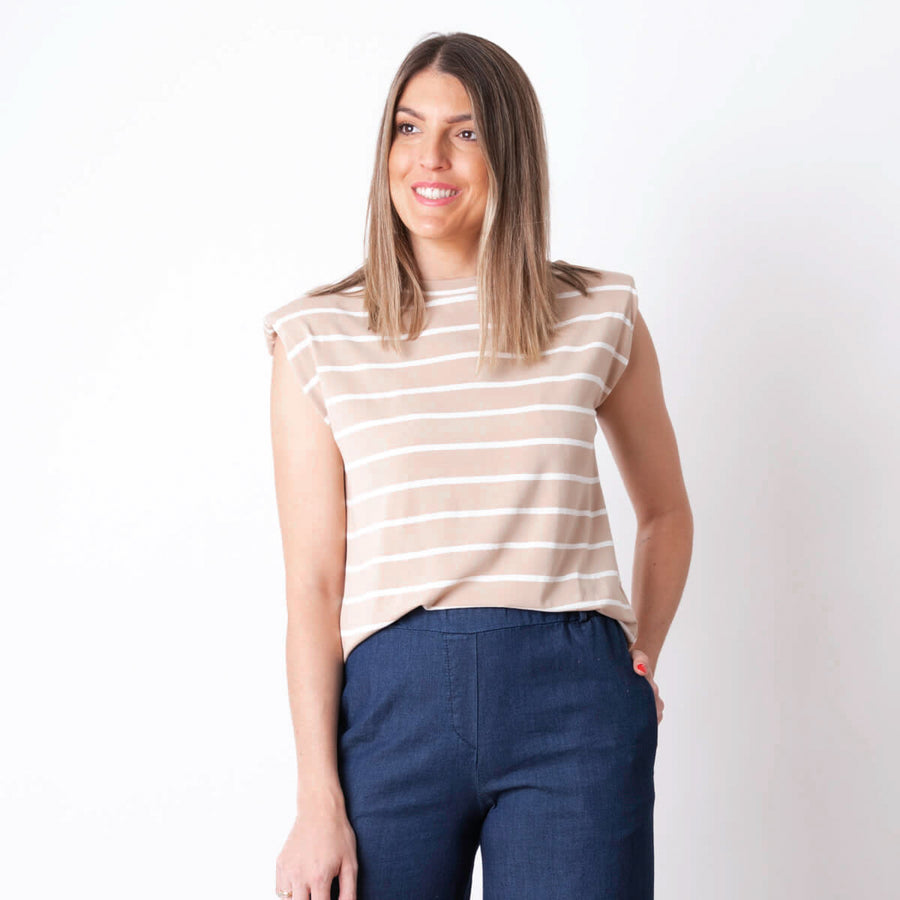 Camiseta Joan - Beige