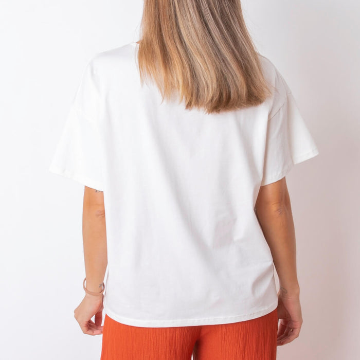 Maxi Camiseta Datia - Blanco