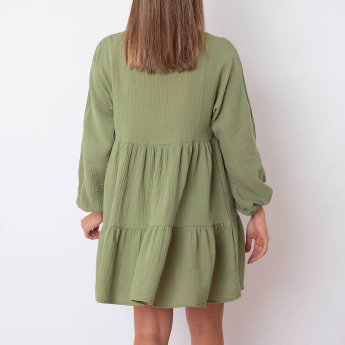 Vestido Lamet - Verde