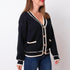 Chaqueta Chanel Botones - Negro