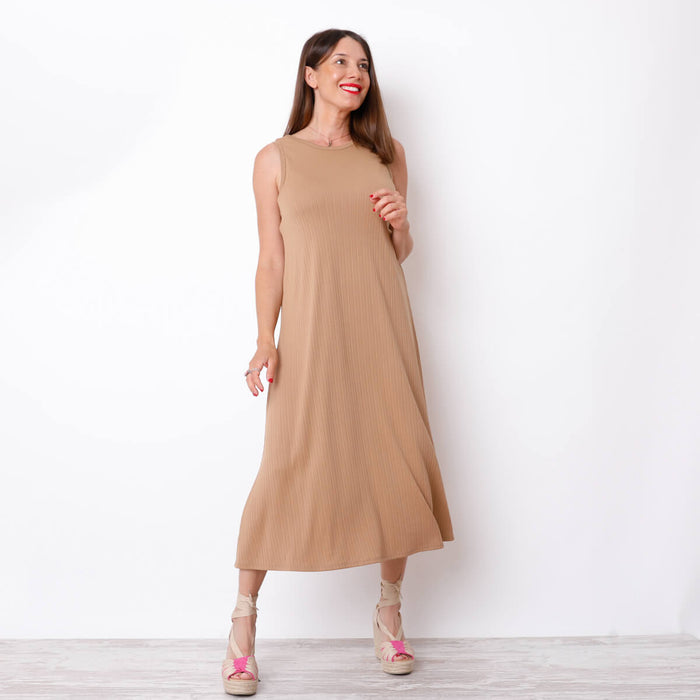 Vestido Vire - Camel