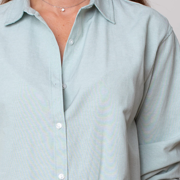 Camisa Oversize - Verde Menta