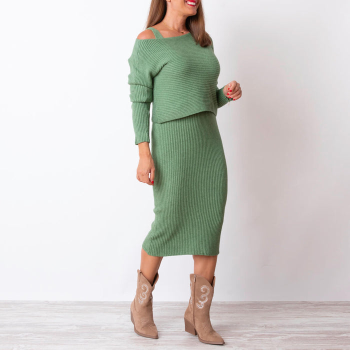 2 Piezas Vestido - Verde