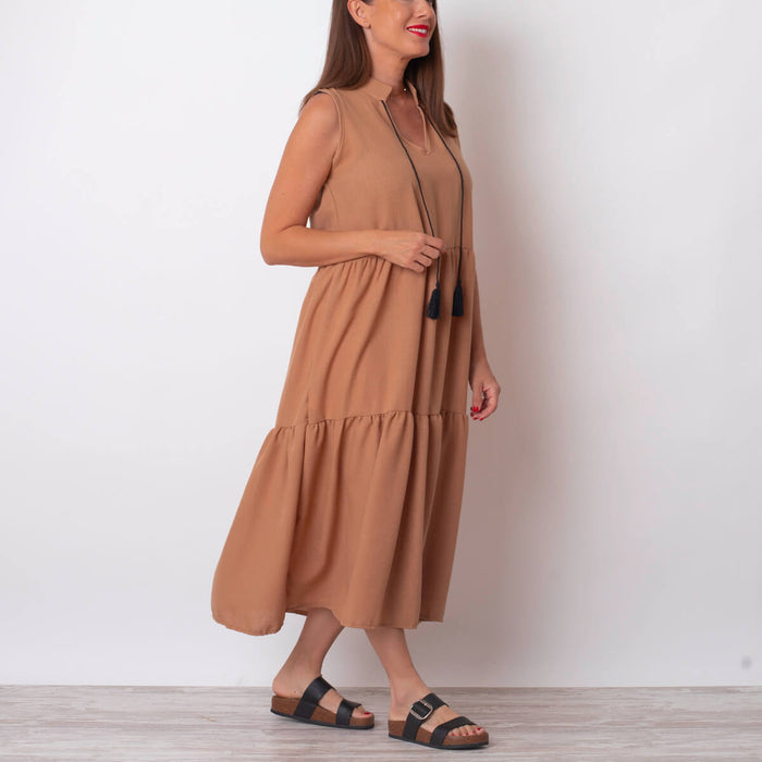 Vestido Anta - Camel