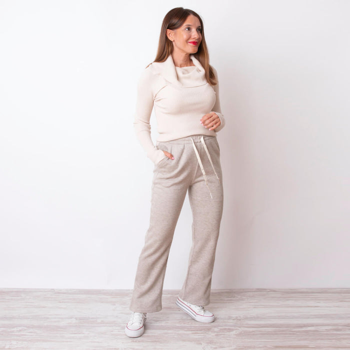 Pantalón Afelpado Serela - Beige