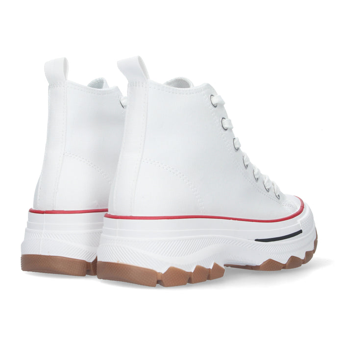 Zapatilla Track - Blanco-Rojo