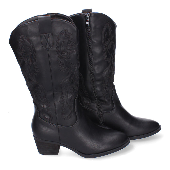 Bota Campera Mia - Negro