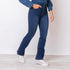 Jeans Corte Flare - Azul