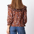 Blusa Volante Animal - Teja