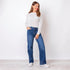 Jeans Pernera Ancha - Azul