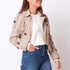 Gabardina Crop - Beige