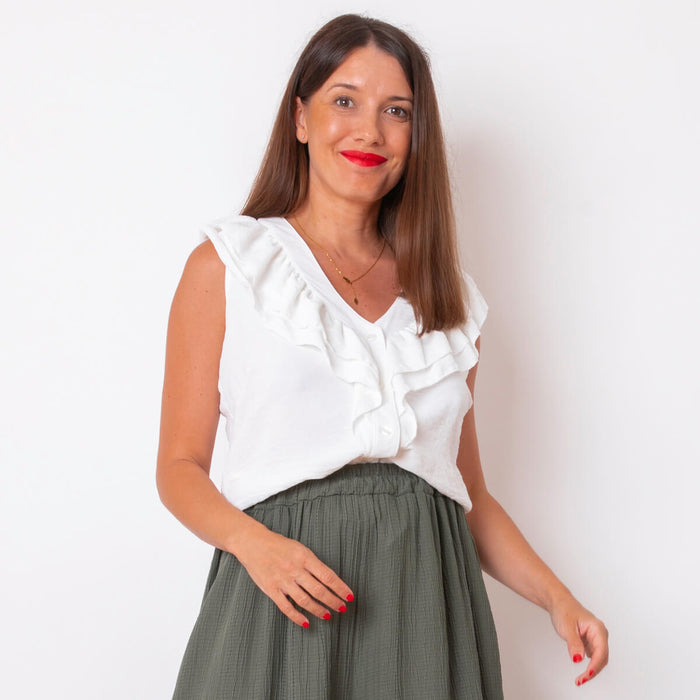 Blusa Rodal - Blanco