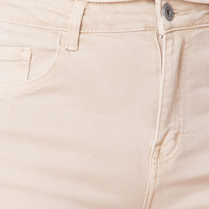 Jeans Flare Desflecado - Beige