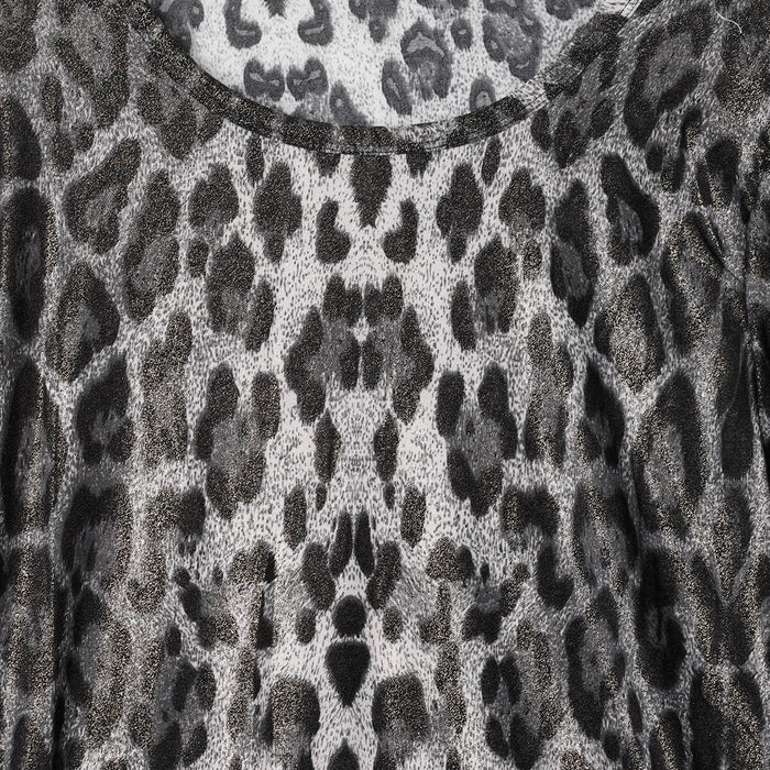 Camiseta Animal Brillo - Leo Gris