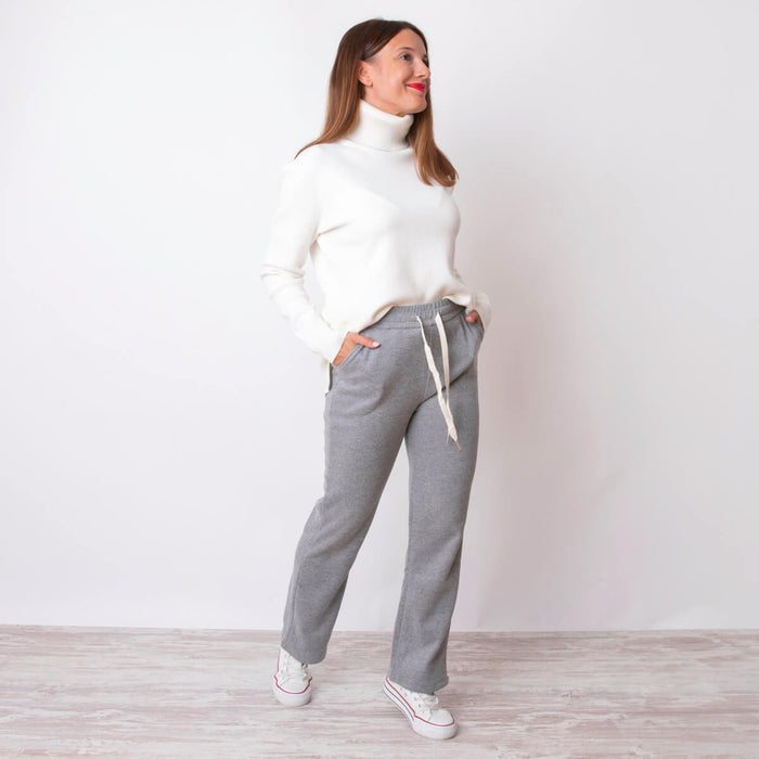 Pantalón Afelpado Serela - Gris