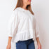 Blusa Cuello Blonda - Blanco