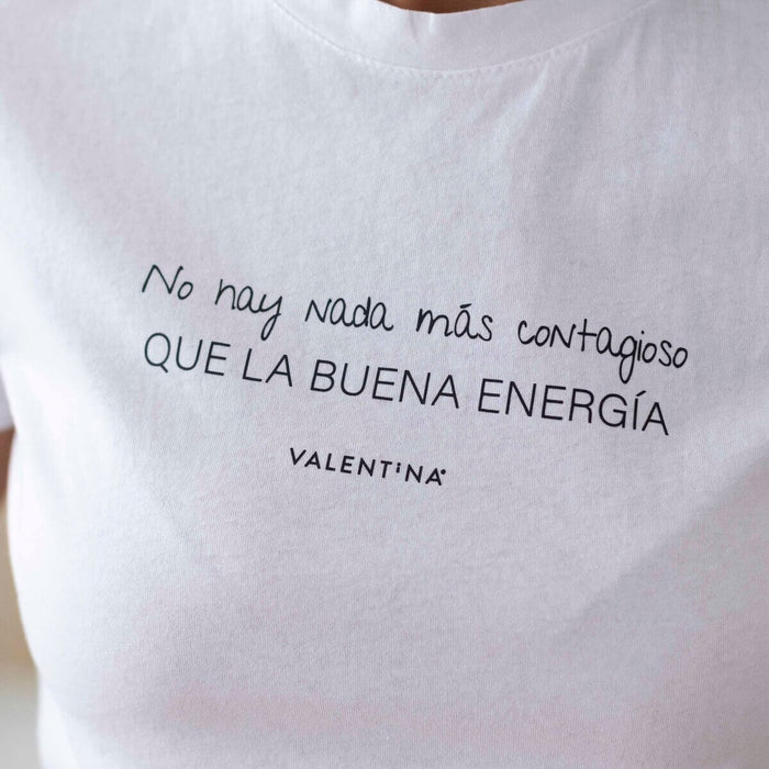Camiseta Energia  - Blanco