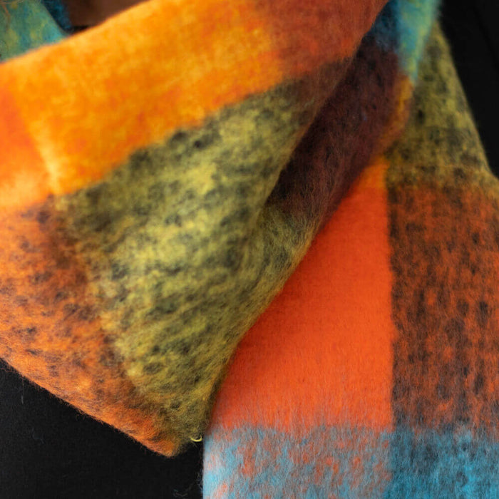 Bufanda Lason - Naranja/Negro
