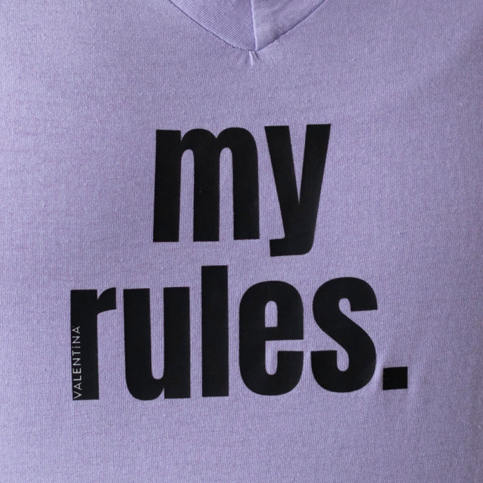 Camiseta My Rules - Morado