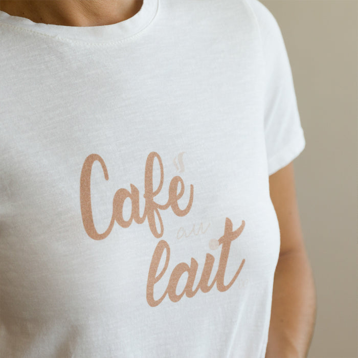 Camiseta Café BLANCO